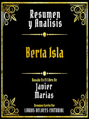 cover image of Resumen Y Analisis--Berta Isla
